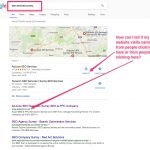 Googles local business results for SEO services Surrey