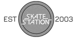SkateStation logo grayscale